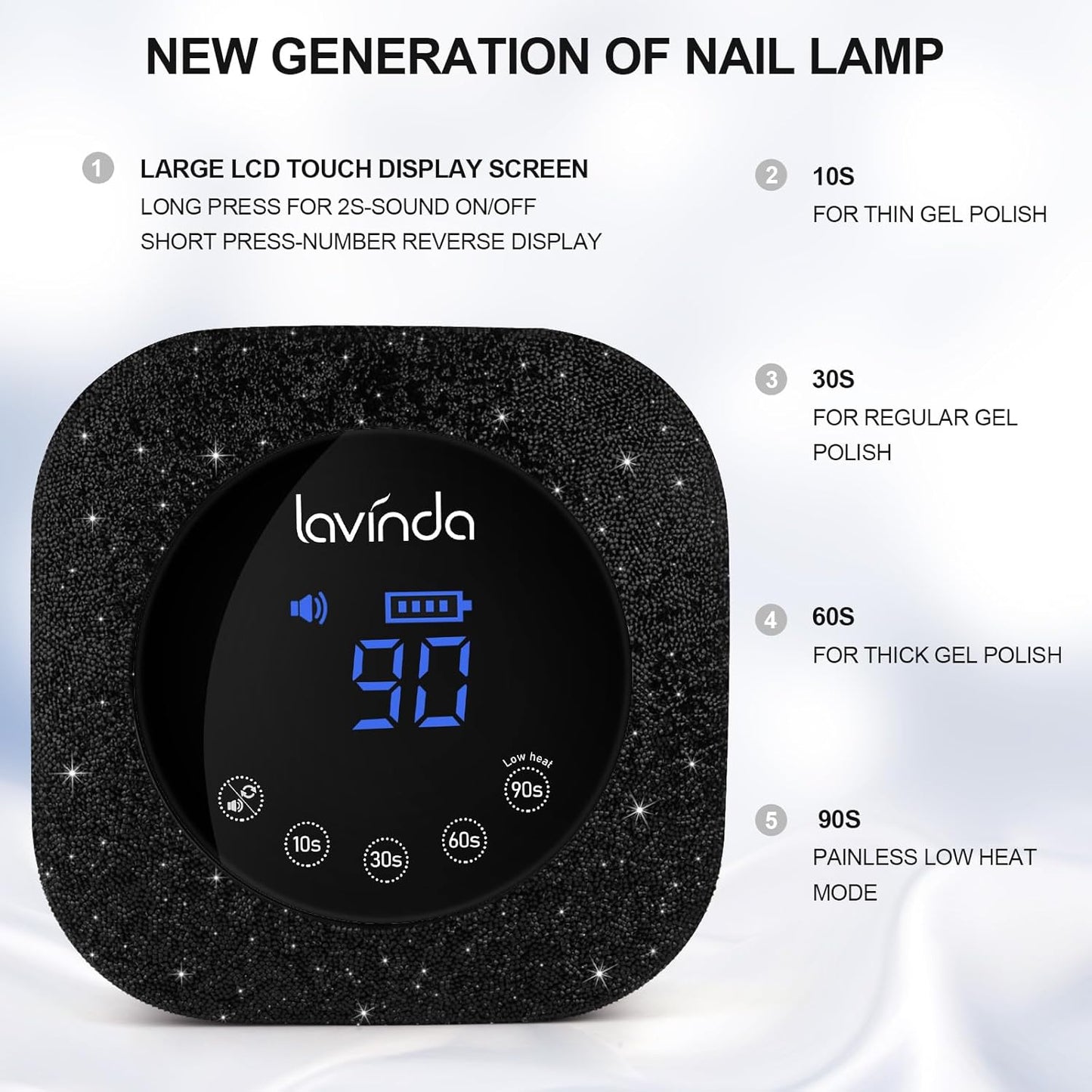 Nail Lamp & Wand™ Nail Drill Bundle – Black Diamond